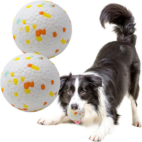 Miniatura 13 de Pelotas de Juguete para Perros para Masticadores Agresivos, Pelotas Flotantes Rebotadoras Indestructibles y Duraderas para que los Perros Busquen