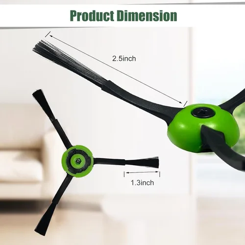 Miniatura 5 de Reemplazo de cepillos laterales para aspiradoras robot iRobot Roomba i & j & e Series i1+/i2+/i3+/i4+/i5+/i6+/i7+/i8+/j6+/j7+/j8+/e5/e6