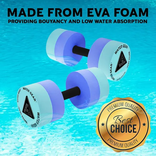 Miniatura 5 de Water Gear Campanas de resistencia - Fitness acuático y ejercicio de piscina - Entrenamiento intenso sin estrés adicional - Fácil en las Azul/Verde