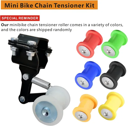 Miniatura 4 de Tensor de Cadena Universal para Bicicleta Motorizada Tensor de Cadena Pesada Ajustador Tensor de Cadena de Piñón de Resorte para Bicicleta