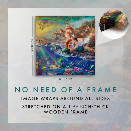 Miniatura 2 de Lona envuelta, de la galería de La Sirenita de Thomas Kinkade
