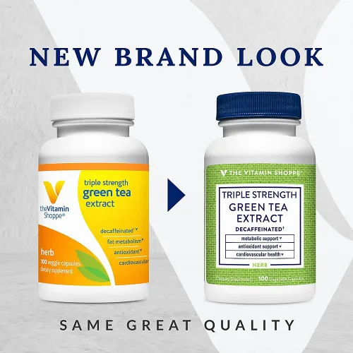 Miniatura 2 de The Vitamin Shoppe Extracto de té verde de triple fuerza 750mg
