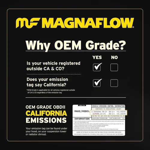 Miniatura 4 de MagnaFlow - 51005 - Convertidor catalítico universal (no cumple con los estándares CARB).