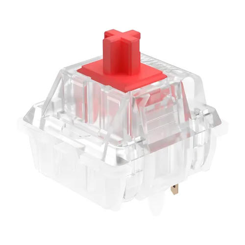 Miniatura 7 de JWICK Interruptores lineales negros V2, JWK Black Linears 2.06 oz carcasa completa de nailon Thocky 5 pines interruptores de teclado mecánicos