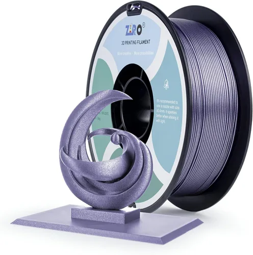 Miniatura 45 de ZIRO - Filamento para impresora 3D, 1.75mm de polilactida brillante con destellos, Serie Camaleón, efecto brillante con destellos, carrete de 1kg