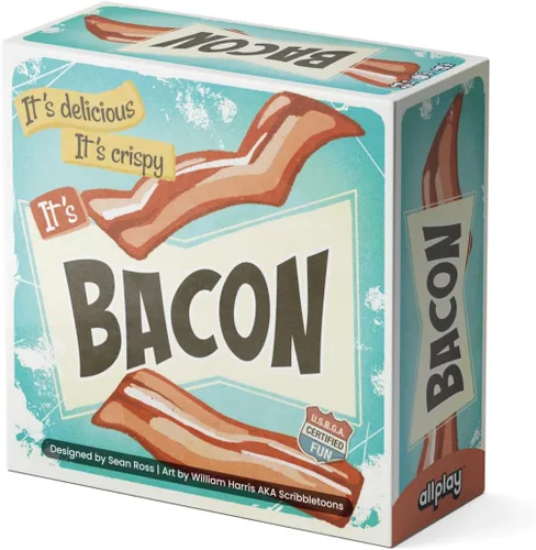 Allplay Juego de mesa de tocino - Juego de cartas para tomar trucos - 3 a 6 jugadores - 40 minutos de tiempo de juego (bacon: juego base)