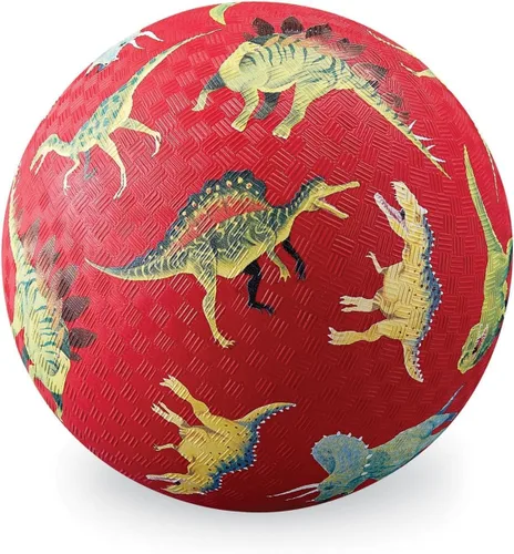 Crocodile Creek Pelota de Patio de Juegos – Pelota de goma duradera para niños de 3 años en adelante – Pelota inflable que rebota para kickball,
