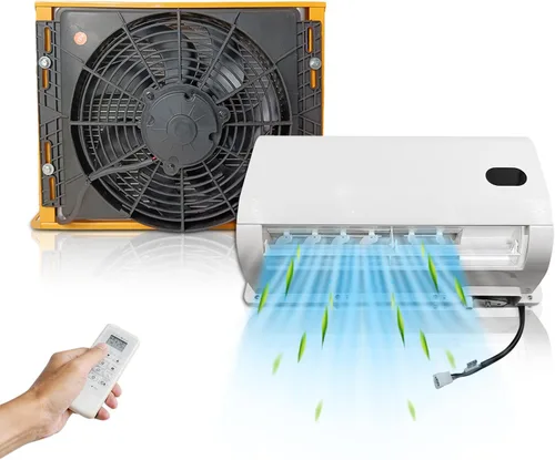 Miniatura 11 de 12 volt Aire acondicionado para camión eléctrico con unidad de aire acondicionado dividida de estacionamiento 12V 8000BTU para furgoneta camper