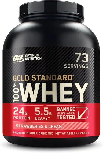 Miniatura 58 de Optimum Nutrition Gold Standard - Proteína en polvo de 100% suero de leche, sabor rollo de canela, 2 libras (paquete de 1) (el embalaje puede variar)
