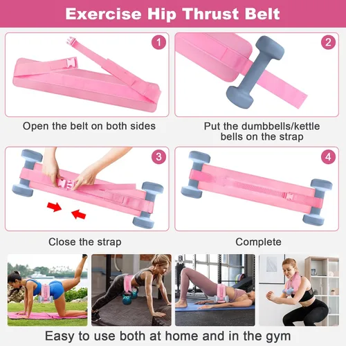 Miniatura 5 de Kit de pilates, equipo de pilates para entrenamiento en casa, juego de pilates para mujer con anillo de pilates de 13 pulgadas y bola, cinturón