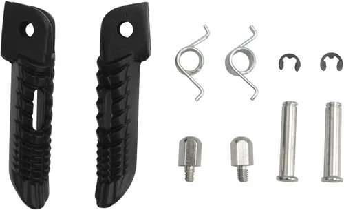 Miniatura 10 de TCT-MOTORPARTS Estriberas para reposapiés trasero delantero negro para Suzuki GSXR1000 2005-2025 GSXR600 750 2006-2025