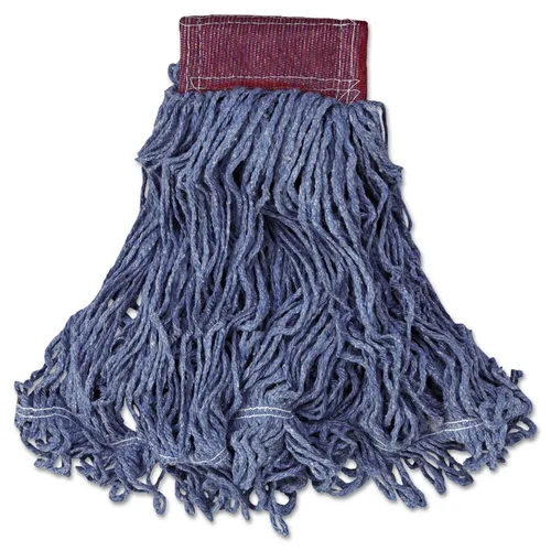 Rubbermaid Commercial Products - Trapeador de mezcla Super Stich, diadema azul de 5 pulgadas, grande, fregona industrial resistente para limpieza de