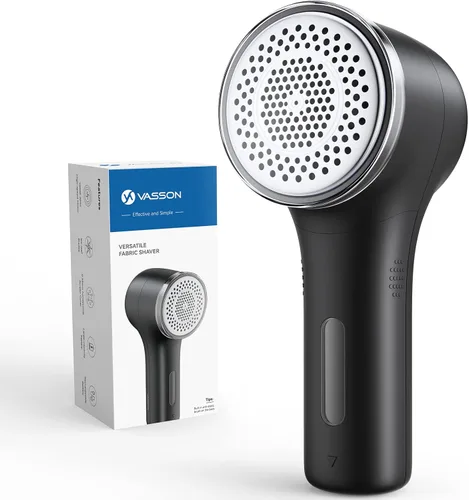 VASSON Afeitadora de Tela, Afeitadoras de Suéter para Eliminar Pelusas, Desfuzzador de Alto Rendimiento, Afeitadora Eléctrica Recargable para Quitar