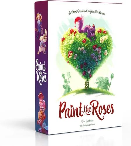 Northstar Game Studio Paint The Roses Juego de mesa | Juego de estrategia cooperativa para adultos, adolescentes y familias | Juego de rompecabezas