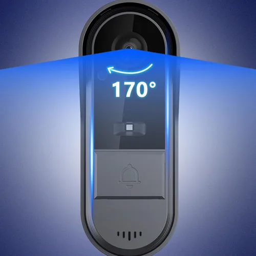 Miniatura 6 de Tangxi Sistema de timbre de video, timbre de video HD 1080P para apartamento en casa, intercomunicador IP65 de 2 vías, visión nocturna, pantalla a