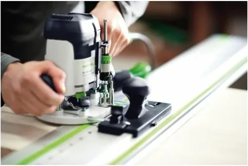 Miniatura 3 de Festool FS1400/2-LR32-55"(55.118 in)Carril de guía con agujeros para perforación. Modelo-496939