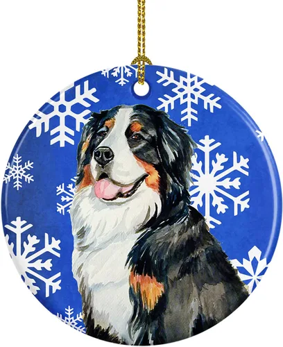 Miniatura 143 de Caroline's Treasures Cavalier Spaniel - Adorno de cerámica para colgar en el árbol de Navidad, para el hogar, Navidad, fiestas, regalo, 3 pulgadas