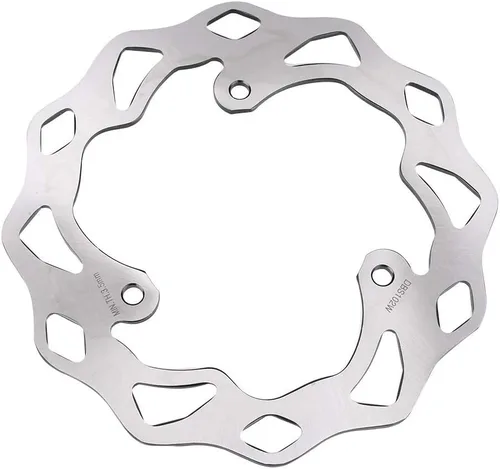 Miniatura 5 de FSFY - Rotores de freno de motocicleta, rotores de disco de freno trasero, acero inoxidable, plateado, apto para Yamaha MT-03 ABS 320 2016/YZF