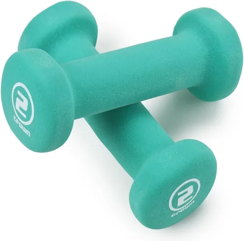 Miniatura 2 de Crown Sporting Goods Pesas de mano de neopreno para esculpir el cuerpo (1 par)