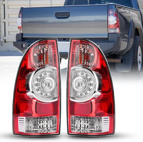 AUTOONE Conjunto de luces traseras para Toyota Tacoma, conjunto de lámpara trasera para camioneta Tacoma 2005-2015, parte trasera de fábrica, OEM