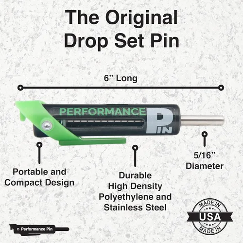 Miniatura 4 de The Original Drop Set Pins for Gym Una repetición más con pasadores de pila de peso Transición instantánea a pesos más bajos para más