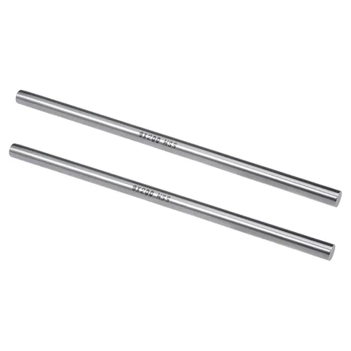 Miniatura 15 de uxcell Varilla de acero redonda, barra de torno HSS de 0.256 in, herramienta de 7.874 in de largo, para engranajes de eje, taladradora, máquina
