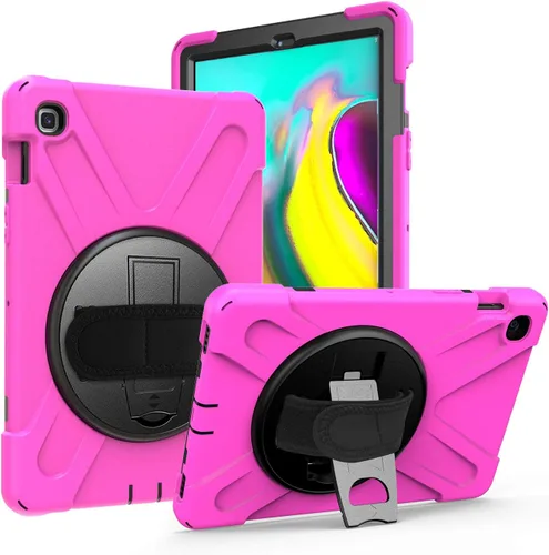 Miniatura 10 de KIQ Shield Series Samsung Tab 10.1 Case SM-T510/T515 Samsung Galaxy Tab A 10.1 Case 2019 Cubierta resistente a prueba de golpes 360 Kickstand
