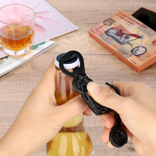 Miniatura 5 de Abrebotellas de cerveza para motocicletas, regalos de cumpleaños y Navidad para hombres, mujeres, marido, novio, regalos de cerveza para hombres