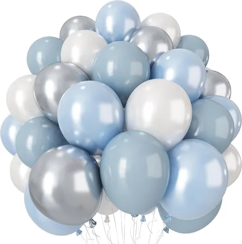 Miniatura 28 de Globos verdes y negros, globos metálicos de 12 pulgadas, color plateado, verde, arena, blanco y negro, globos de fiesta de fútbol, helio, globos