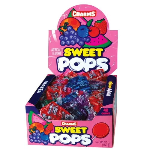Miniatura 3 de Dijes patrióticos de la bandera de Estados Unidos Sweet Pops, bolsa de 9 onzas, rojo, blanco y azul, 15 unidades (paquete de 1)