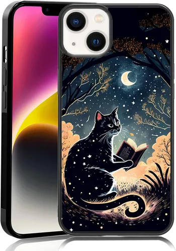 Miniatura 86 de Elegante funda de teléfono con diseño de gato Marie compatible con iPhone 11, funda de encaje dorado para iPhone, a prueba de golpes, rosa fucsia
