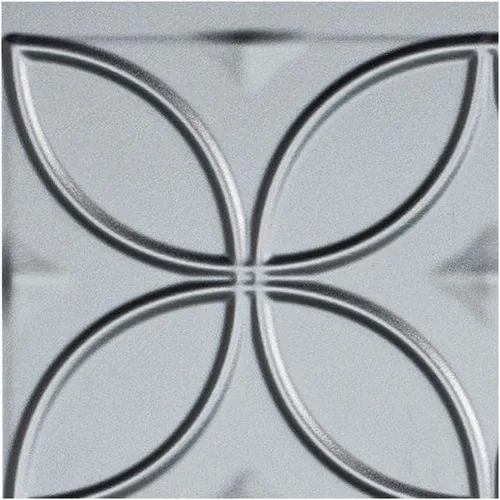 Miniatura 35 de FASÄDE Anillos Panel de Revestimiento Decorativo de Vinilo de 18 x 24 pulgadas en Bronce Argent (Paquete de 5)