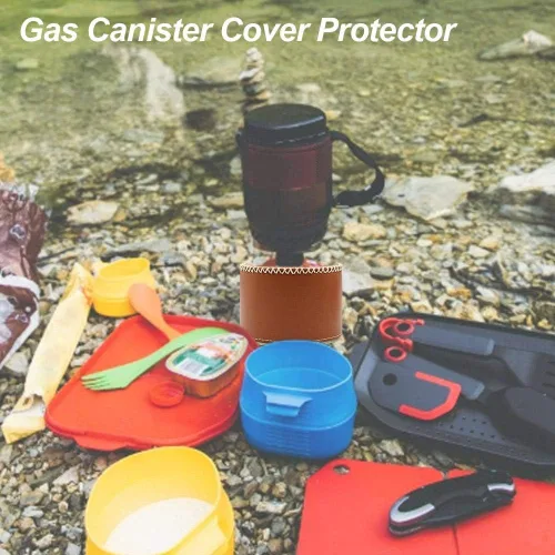 Miniatura 2 de 450/230G Tanque de Gas Funda Protectora Cilindro de Combustible Cocina Tanque de Gas Protector Bolsa de Almacenamiento Durable al Aire Libre Camping
