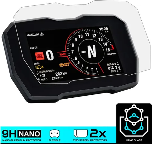 Miniatura 2 de Speedo Angels NANO GLASS - Protector de pantalla para salpicadero compatible con STREETFIGHTER V4 (2020+) x 2