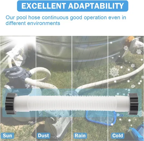 Miniatura 3 de 11535 Manguera de bomba de filtro de arena para piscina, manguera de interconexión intex de 16 pulgadas para bombas de filtro de arena, manguera