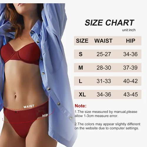 Miniatura 6 de LEVAO Tangas de algodón para mujer, tangas de algodón sexy con espalda en T, ropa interior cómoda, paquete múltiple S-XL
