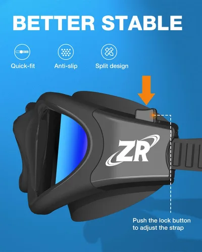 Miniatura 6 de ZIONOR G1 - Gafas de natación polarizadas unisex para mujeres adultas, antiniebla, 100% anti UV, gafas de buceo B0
