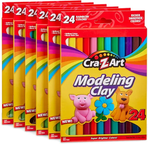 Miniatura 3 de Cra-Z-Art Arcilla para modelar, 24 unidades, 17.5 onzas Paquete de 2 Modelo 10901