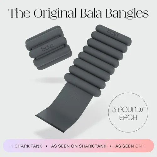 Miniatura 2 de Bala Pulseras con Pesos Ajustables para Muñeca y Tobillo para Mujer y Hombre - Juego de Brazaletes de Silicona con Pesos para Gimnasio, Yoga, Carbón