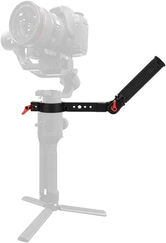Miniatura 2 de Agarre de mano de cardán, soporte de extensión con cordón, soporte de extensión para monitor de montaje flash, extensor de mango compatible con DJI
