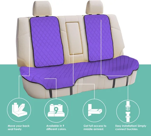 Miniatura 4 de FH Group Funda Cojín para Asiento de Automóvil - Automóviles Camiones SUV, Cojines de Asiento de Automóvil Neosupreme, Funda Cojín de Asiento