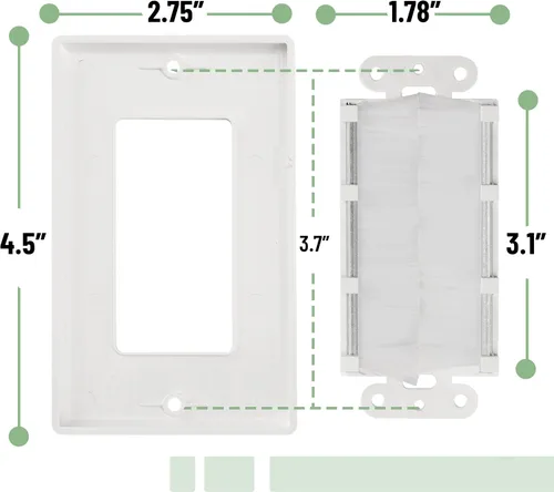 Miniatura 3 de Bates Choice - placa de pared de un solo cepillo
