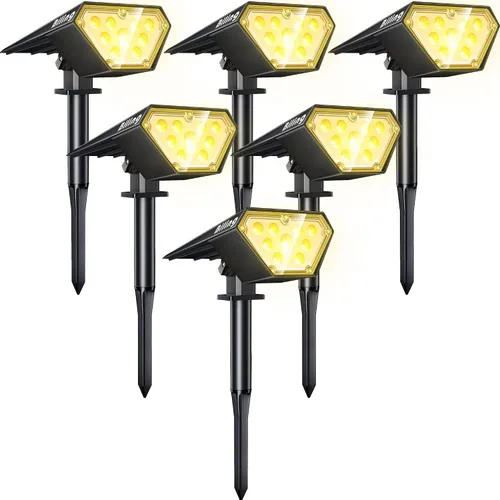 Miniatura 10 de Luces solares para exteriores, 2 en 1, para paisaje