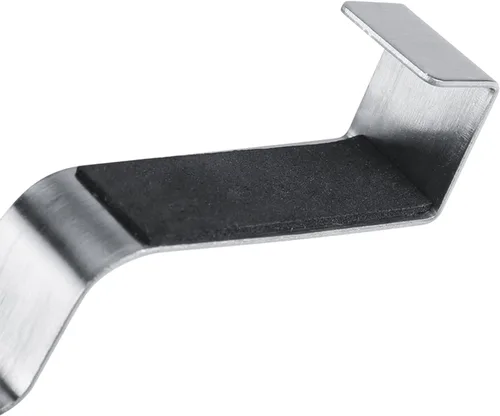 Miniatura 6 de Gavigain Toallero curvado de acero sobre la puerta, colgador para armario o armario, toallero para gabinete para cocina, baño, sostiene toallas