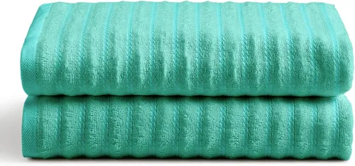 Miniatura 11 de Cosy House Collection Juego de 2 toallas de rayón de lujo derivado de mezcla de bambú, ultra suaves, absorbentes y de secado rápido, calidad