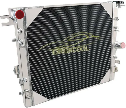 Miniatura 3 de Radiador de aluminio para 2007-2018 Jeep Wrangler JK V6 3.6L 3.8L radiadores 1 fila Core Radiador