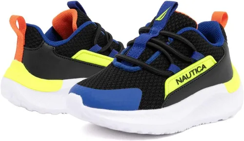 Miniatura 6 de Nautica Tenis deportivos para niños y niñas, tenis ligeros para correr, para niños pequeños, niños pequeños y grandes