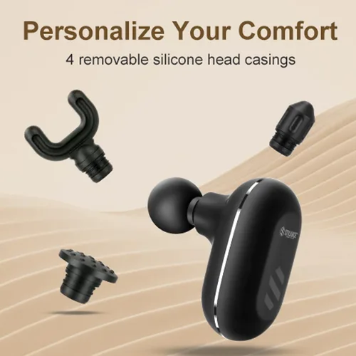 Miniatura 7 de Masaje de cuello, mini pistola de masaje, masajeador deportivo compacto, masajeador muscular de percusión de tejidos profundos, masajeador portátil