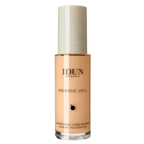 Miniatura 9 de IDUN Minerals Liquid Nordic Veil Foundation – Cobertura completa y sin poros, larga duración, acabado mate suave, purificada y segura para pieles
