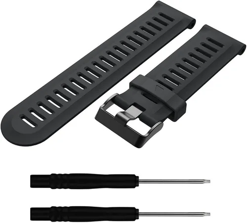 Miniatura 4 de Correa para Garmin Fenix 3, correa de repuesto de silicona suave para reloj inteligente Garmin Fenix 3 HR (sin rastreador)